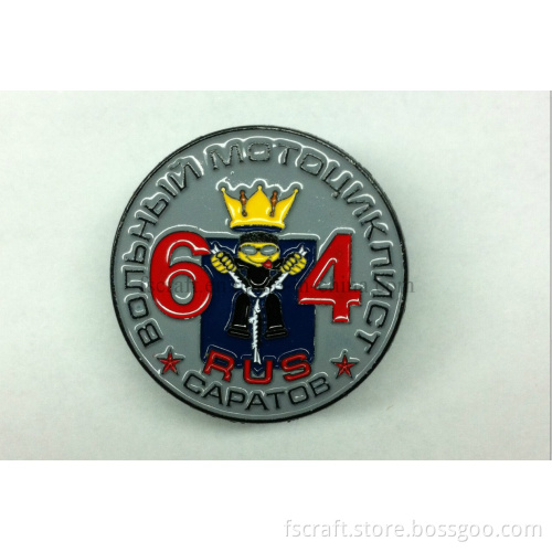 Black Nickel Plating Metal Pin Badges Soft Enamel Pin Badges